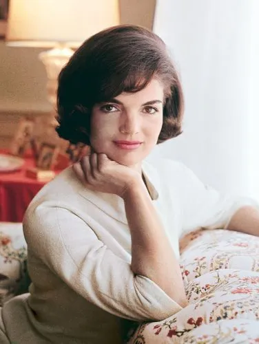 Jackie Kennedy Onassis with an old money bob haircut